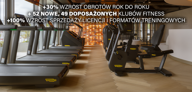 Rekordowy rok Technogym Polska: ponad 30% wzrostu i dynamiczna ekspansja na rynku fitness